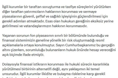 İletişim Başkanı Duran: Esas olan vatandaşlarımızın hakkının korunmasıdır