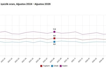 TÜİK: İşsizlik oranı yüzde 0,3 azaldı