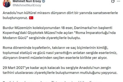  Burdur Müzesi eserleri, Danimarka'da sanatseverlerle buluşacak
