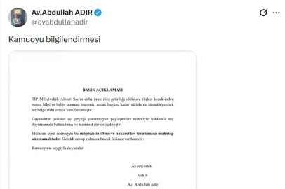 Bakan Gürlek’in avukatından 'Ahmet Şık' açıklaması