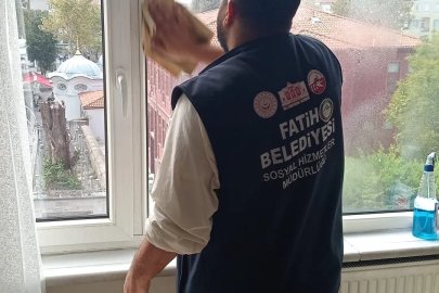 Fatih’te yaşlılara evde temizlik ve kişisel bakım desteği