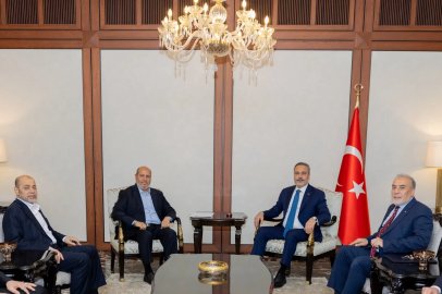 Bakan Fidan, Hamas Siyasi Büro Şefi Hayye ve beraberindeki Hamas heyetini kabul etti