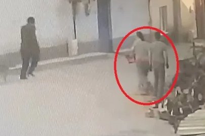 Bursa'da motorlu testereyle korkutulan yaşlı kişi kaçarken düştü