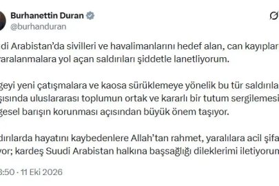 İletişim Başkanı Duran: Suudi Arabistan'da sivilleri hedef alan saldırıları lanetliyorum