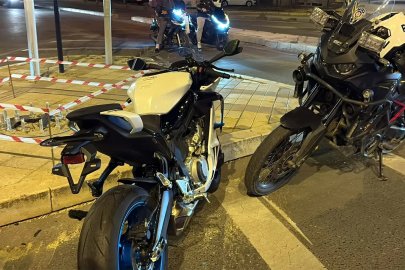 Plakasız motosikletin ehliyetsiz sürücüsüne 300 bin TL ceza