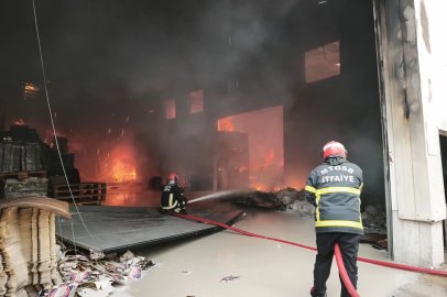 Mersin'de tütün işleme tesisinde yangın / Ek fotoğraflar