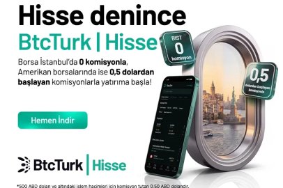 BtcTurk Hisse, Borsa İstanbul’da hisse işlemlerinde komisyonu sıfırladığını duyurdu