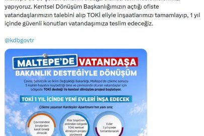 Bakan Kurum: Hiçbir vatandaşımız riskli binalara mahkum değil