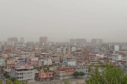 Hatay'da toz taşınımı