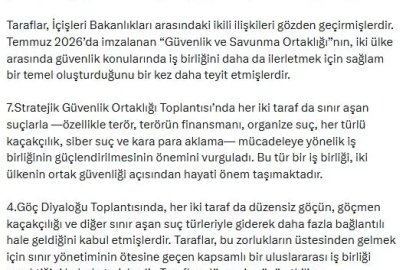 Türkiye ile Birleşik Krallık arasında güvenlik ve göç toplantısı