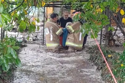 Bursa’da sağanak; dere taştı, mahsur kalanlar kurtarıldı