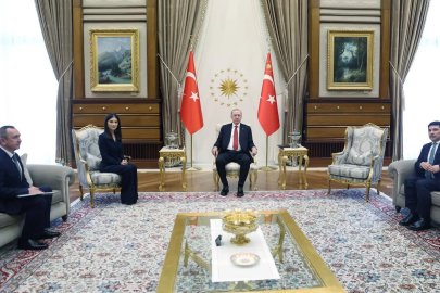 Cumhurbaşkanı Erdoğan, Özbekistan Cumhurbaşkanlığı İdaresi Başkanı Mirziyoyeva'yı kabul etti