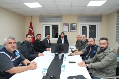 Tuzla Belediye Başkanı Bingöl, sağanak yağışı ekiplerle anlık takip etti