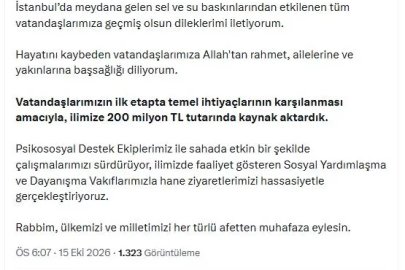 Bakan Göktaş: İstanbul'a 200 milyon TL kaynak aktardık