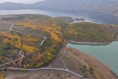 Nemrut Kraterinde sonbahar güzelliği