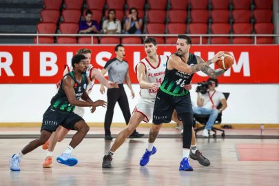 Denizli Basket Portekiz'de mağlup