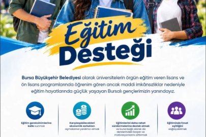 Büyükşehir'den üniversite öğrencilerine eğitim desteği