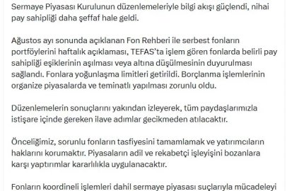 Bakan Şimşek: Piyasaların işleyişini bozanlara yaptırımlar kararlılıkla uygulanacaktır