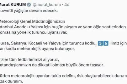 Bakan Kurum: Kuvvetli yağışlar devam edecek