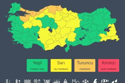 Bakan Kurum: 10 ilde turuncu, 26 ilde sarı kodlu uyarı var