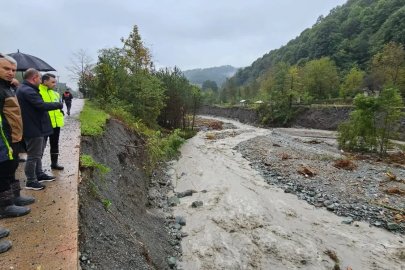 Sapanca’da selden zarar gören bölgelerde çalışmalar başladı