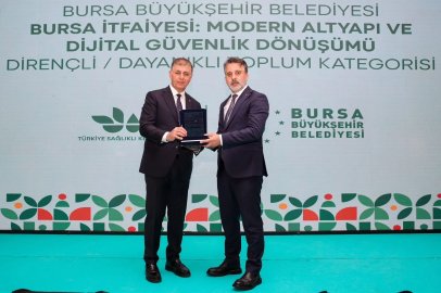 Bursa Büyükşehir Belediyesi’nin itfaiye yatırımlarına ulusal ödül