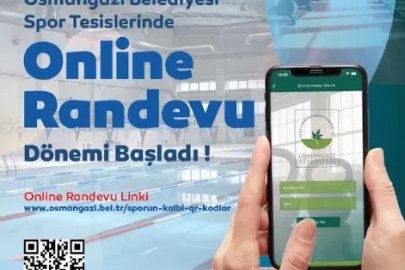 Osmangazi’de spor hizmetlerine erşimde dijital dönem