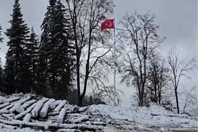 Bartın'ın yüksek kesimlerine ilk kar düştü