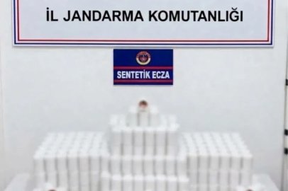 Manisa’da 42 bin 534 sentetik ecza ele geçirildi: 1 tutuklama