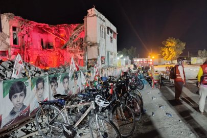 3 bin kilometre pedal çevirip İran'daki okula giderek ölen çocukları andılar