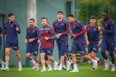Trabzonspor, Hearts maçı hazırlıklarına başladı