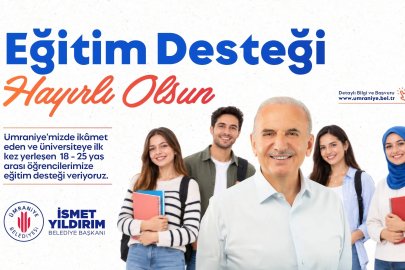 Ümraniye Belediyesi’nden üniversite öğrencilerine 20 bin TL eğitim desteği