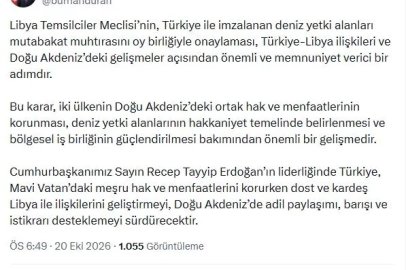 İletişim Başkanı Duran: Türkiye-Libya ilişkileri açısından önemli bir adım