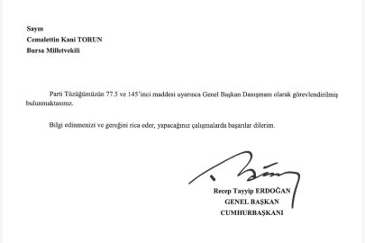 AK Parti'ye katılan Bursa Milletvekili Torun, Genel Başkan Danışmanı oldu