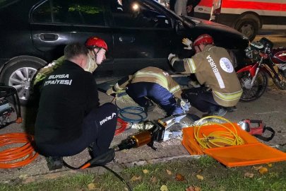 Bursa'da otomobille çarpışan motosikletin sürücüsü hayatını kaybetti