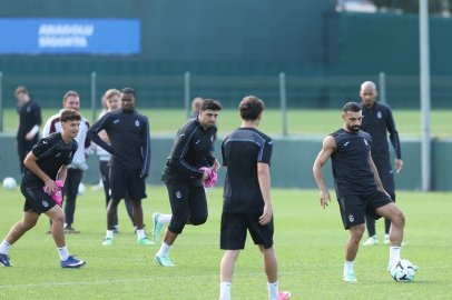 Trabzonspor, Hearts maçı hazırlıklarını tamamladı