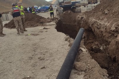 Altyapı çalışması sırasında göçük; 1 ölü