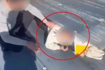 Aranan hükümlü çatı arasında yakalandı 