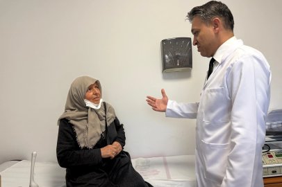 Karnından 30 santimlik tümör çıktı