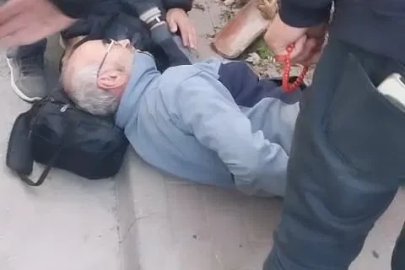 Tamir ettiği çatıdan düşüp yaralandı