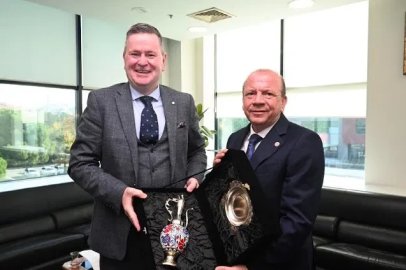 ABD İstanbul Başkonsolosu Michael Lally, BTSO’yu ziyaret etti