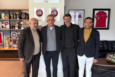 Kayserispor Başkanı Çamlı'dan Hacıosmanoğlu'na ziyaret