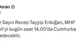 Cumhurbaşkanı Erdoğan, Bahçeli ile görüşecek