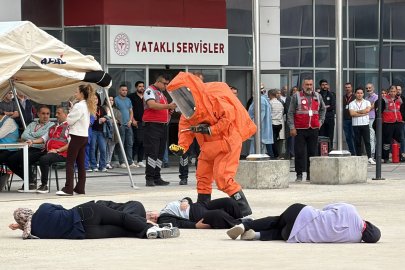 Hastanede 'Afet ve Acil Durum Tatbikatı' 
