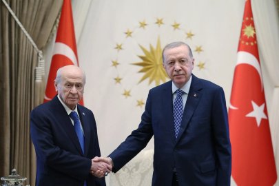 Cumhurbaşkanı Erdoğan, Bahçeli'yi kabul etti