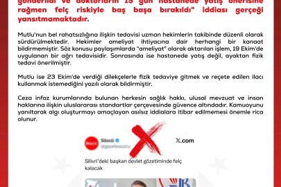 DMM'den tutuklu Hasan Mutlu ile ilgili iddialara yalanlama
