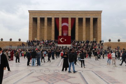 Anıtkabir’de Cumhuriyet Bayramı coşkusu