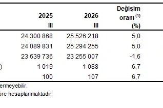TÜİK: Turizm geliri yüzde 5 arttı