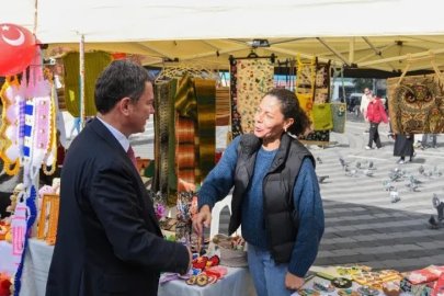 Kadın girişimciler Cumhuriyet Sokağı’na renk kattı