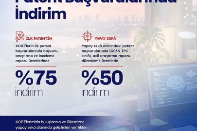 KOBİ'lerin patent başvuru ücretlerine indirim 